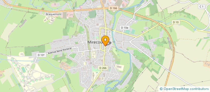 localisation de l'entreprise AUTO-ECOLE MARTIN  MIRECOURT