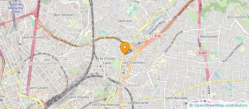localisation de l'entreprise AUTO ECOLE MARTINE à MARSEILLE