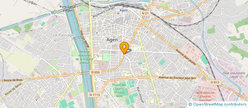 localisation de l'entreprise AUTO ECOLE MARTINEZ  AGEN