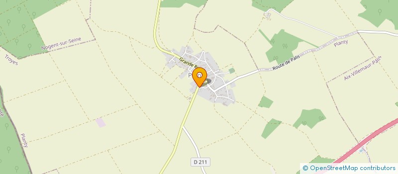 localisation de l'entreprise AUTO ECOLE MERCI  AIX-VILLEMAUR-PALIS