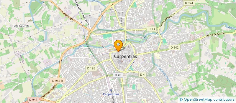 localisation de l'entreprise AUTO ECOLE MERCIER ET CORNEC à CARPENTRAS