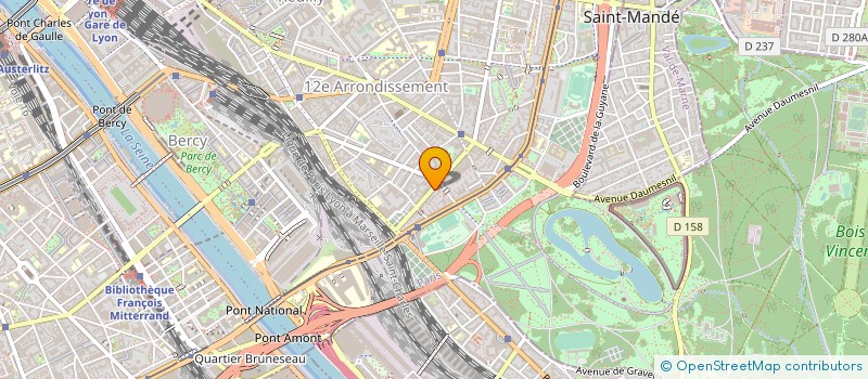 localisation de l'entreprise AUTO ECOLE MICHEL BIZOT à PARIS