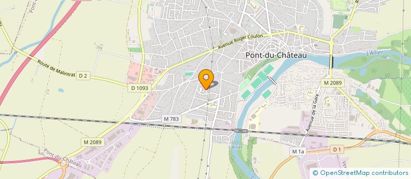 localisation de l'entreprise AUTO-ECOLE MONTLHERY  CLERMONT-FERRAND