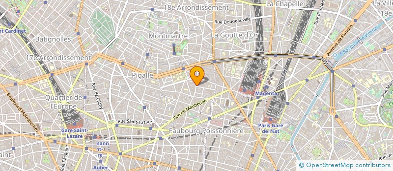 localisation de l'entreprise AUTO ECOLE N°9 à PARIS