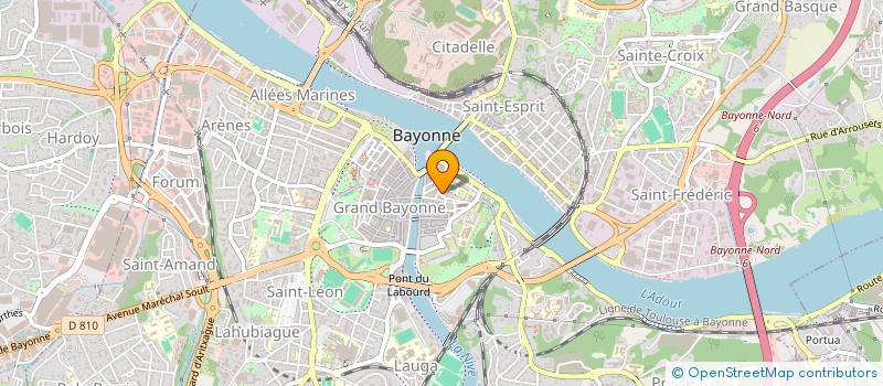 localisation de l'entreprise AUTO ECOLE NADEAU à BAYONNE