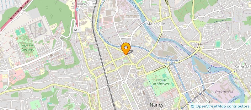 localisation de l'entreprise AUTO ECOLE NANCEIENNE à NANCY