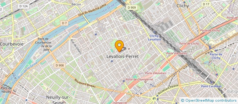 localisation de l'entreprise AUTO-ECOLE NEWTON LEVALLOIS à LEVALLOIS-PERRET