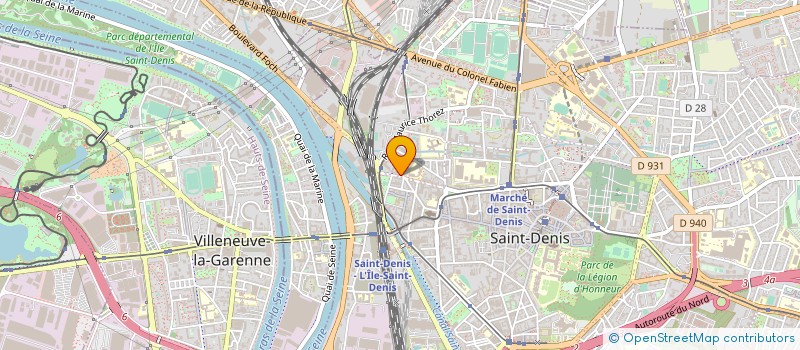 localisation de l'entreprise AUTO ECOLE NOUVELLE VISION ROUTIERE  SAINT-DENIS