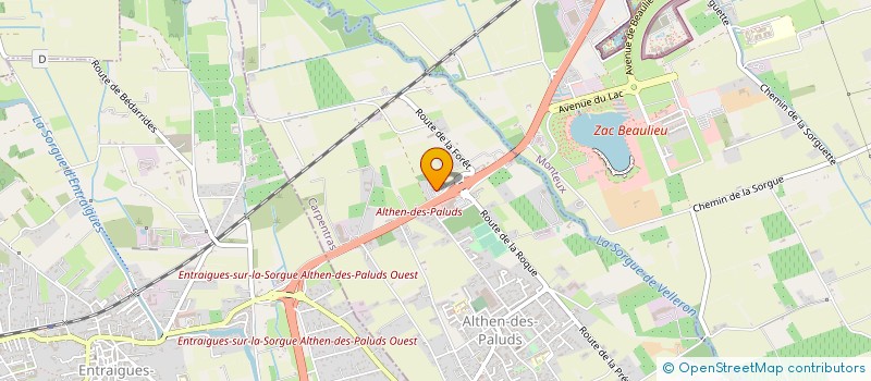 localisation de l'entreprise AUTO ECOLE PALAYER 84  ALTHEN-DES-PALUDS