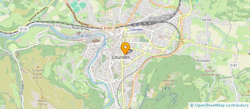 localisation de l'entreprise AUTO ECOLE PEREIRA DA CUNHA SCHMITT à LOURDES