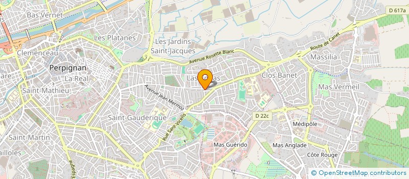 localisation de l'entreprise AUTO ECOLE PEREZ EN PARTICIPAT  PERPIGNAN