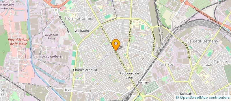 localisation de l'entreprise AUTO-ECOLE PETIT  REIMS