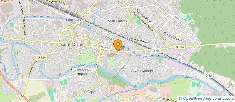 localisation de l'entreprise AUTO ECOLE PILOTE à SAINT-DIZIER