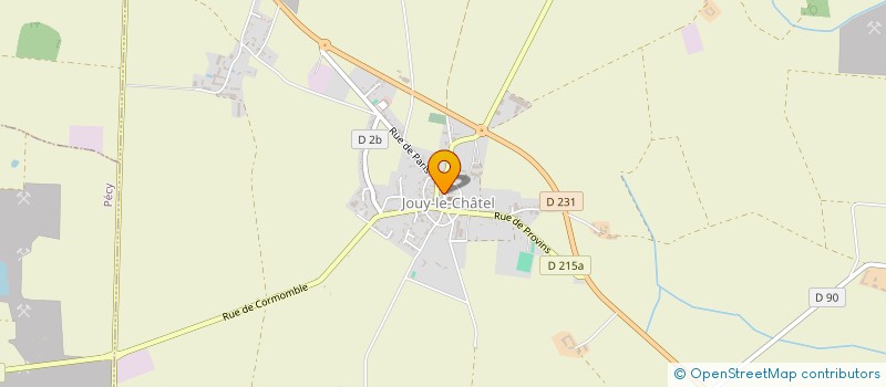 localisation de l'entreprise AUTO ECOLE PLAN B à JOUY-LE-CHATEL