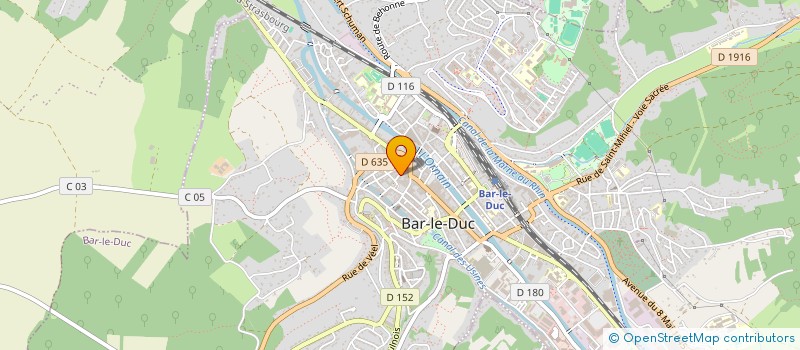 localisation de l'entreprise AUTO ECOLE POTY à BAR-LE-DUC