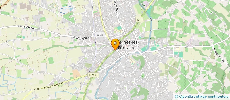 localisation de l'entreprise AUTO ECOLE R.A. MERCIER à PERNES-LES-FONTAINES