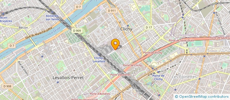 localisation de l'entreprise AUTO ECOLE RAKBIA à CLICHY