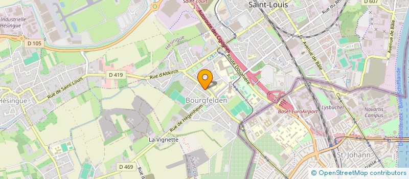 localisation de l'entreprise AUTO ECOLE RAYMOND OBER à SAINT-LOUIS