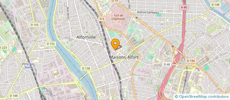 localisation de l'entreprise AUTO ECOLE RECORD  MAISONS-ALFORT