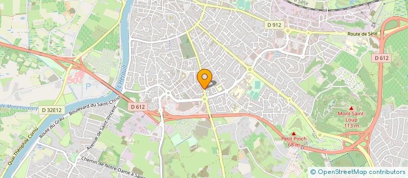 localisation de l'entreprise AUTO-ECOLE REFLEX à AGDE