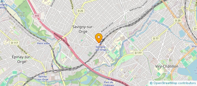 localisation de l'entreprise AUTO ECOLE RER SAVIGNY à SAVIGNY-SUR-ORGE
