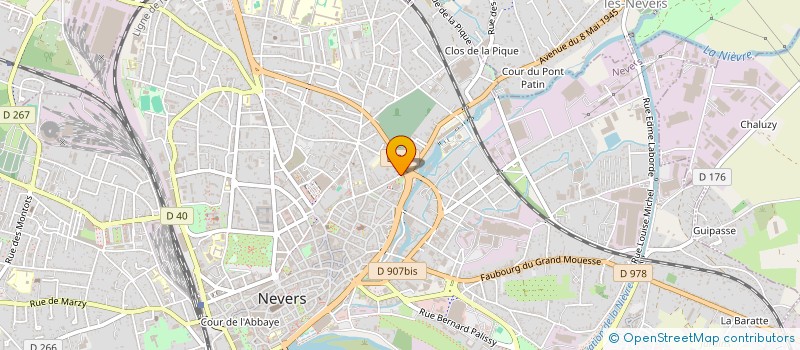 localisation de l'entreprise AUTO ECOLE RMJ à NEVERS