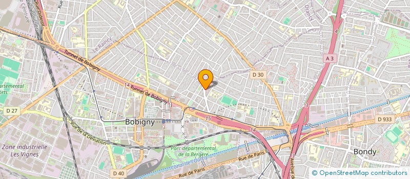 localisation de l'entreprise AUTO ECOLE ROSTAND  BOBIGNY