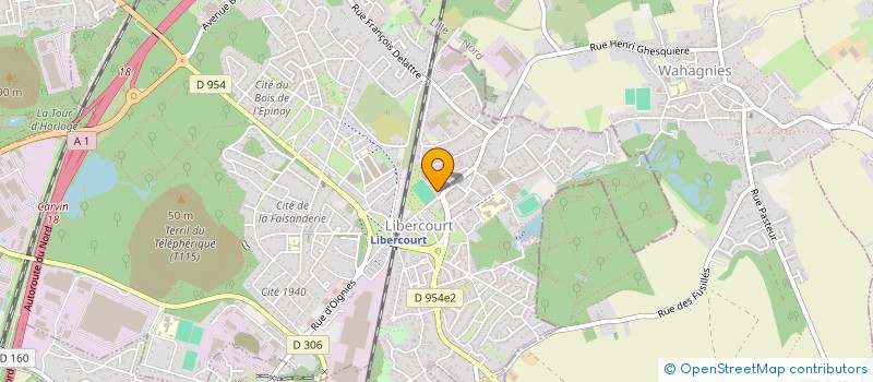 localisation de l'entreprise AUTO ECOLE SABER  LIBERCOURT