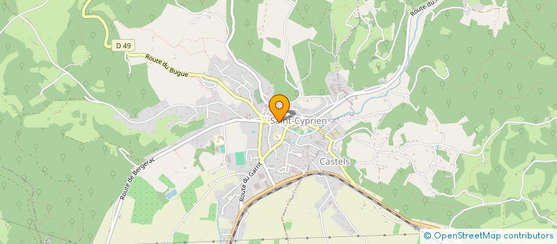 localisation de l'entreprise AUTO ECOLE SAINT CYP' FORMATION  SAINT-CYPRIEN