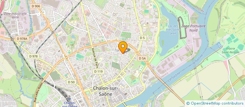 localisation de l'entreprise AUTO-ECOLE SAINT JEAN DES VIGNES à CHALON-SUR-SAONE
