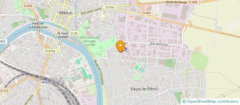 localisation de l'entreprise AUTO ECOLE SAINT JUST à VAUX-LE-PENIL
