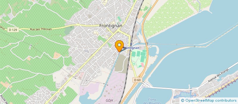 localisation de l'entreprise AUTO ECOLE SAINT PAUL à FRONTIGNAN