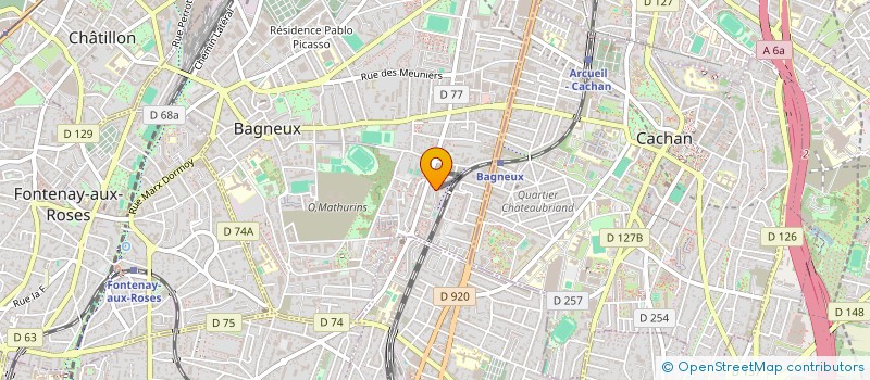 localisation de l'entreprise AUTO ECOLE SAK  MONTEREAU-FAULT-YONNE