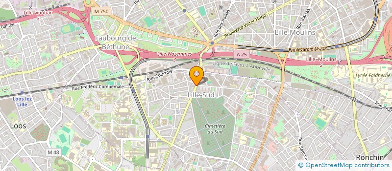 localisation de l'entreprise AUTO ECOLE SAKINA à LILLE
