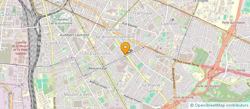 localisation de l'entreprise AUTO ECOLE SANTY  LYON