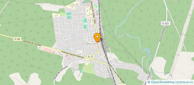 localisation de l'entreprise AUTO ECOLE SEGURA  MORCENX-LA-NOUVELLE