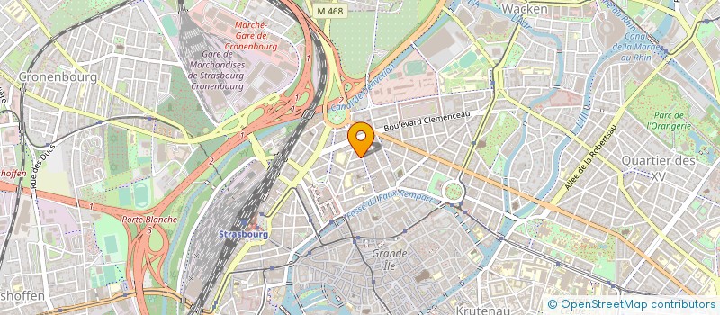 localisation de l'entreprise AUTO ECOLE SELLAM à STRASBOURG