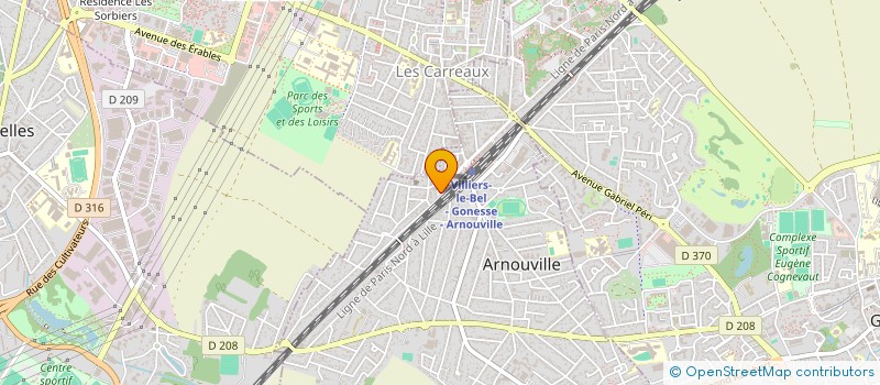 localisation de l'entreprise AUTO ECOLE SER  ARNOUVILLE