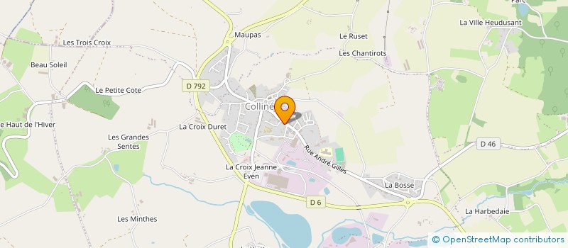 localisation de l'entreprise AUTO ECOLE SERENITUDE à LE MENE