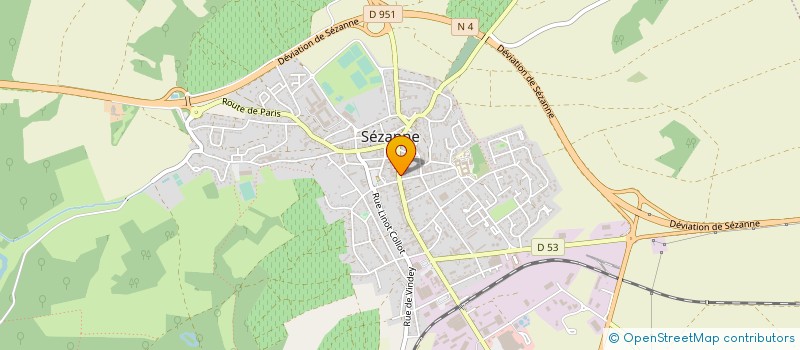 localisation de l'entreprise AUTO ECOLE SEZANNAISE  SEZANNE