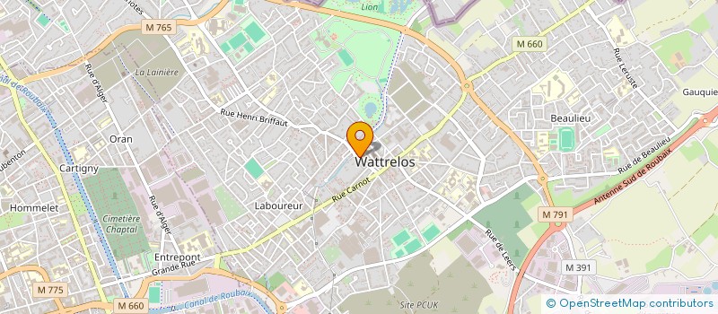 localisation de l'entreprise AUTO ECOLE SHETTLE  WATTRELOS