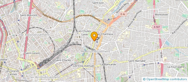 localisation de l'entreprise AUTO ECOLE SIMPLY PERMIS  MARSEILLE