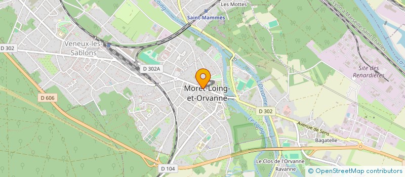 localisation de l'entreprise AUTO ECOLE SISLEY  MORET-LOING-ET-ORVANNE