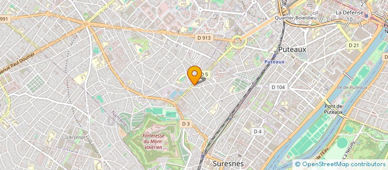 localisation de l'entreprise AUTO ECOLE SOLEIL à SURESNES