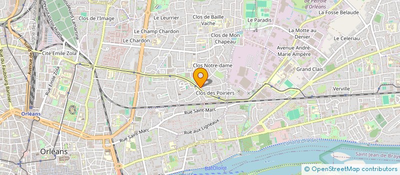 localisation de l'entreprise AUTO ECOLE SOTEAU à ORLEANS
