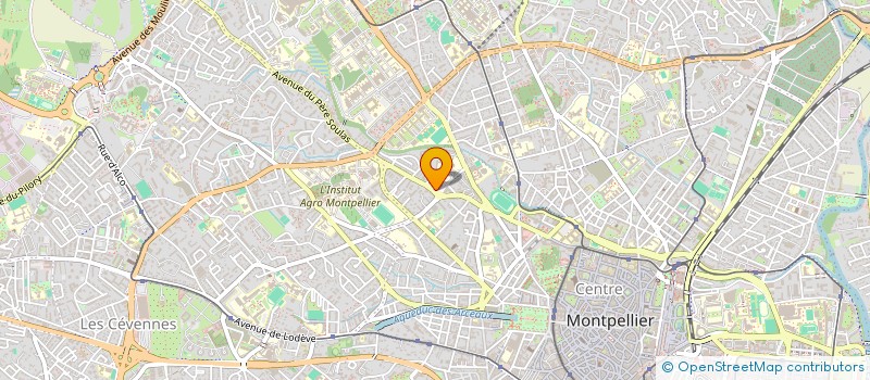 localisation de l'entreprise AUTO ECOLE SOULAS à MONTPELLIER
