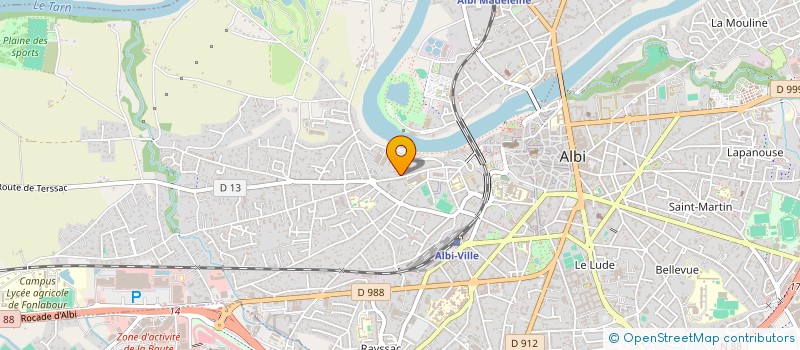 localisation de l'entreprise AUTO-ECOLE SPECIALISEE HANDI' CONDUITE à ALBI