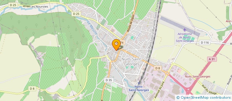 localisation de l'entreprise AUTO ECOLE ST GEORGES à NUITS-SAINT-GEORGES