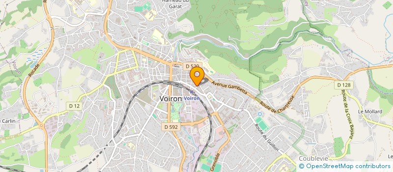 localisation de l'entreprise AUTO ECOLE START AND DRIVE  VOIRON