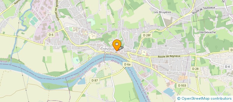 localisation de l'entreprise AUTO ECOLE T.C.M. à TREVOUX